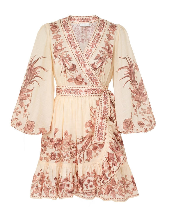 Waverly Wrap Mini Dress