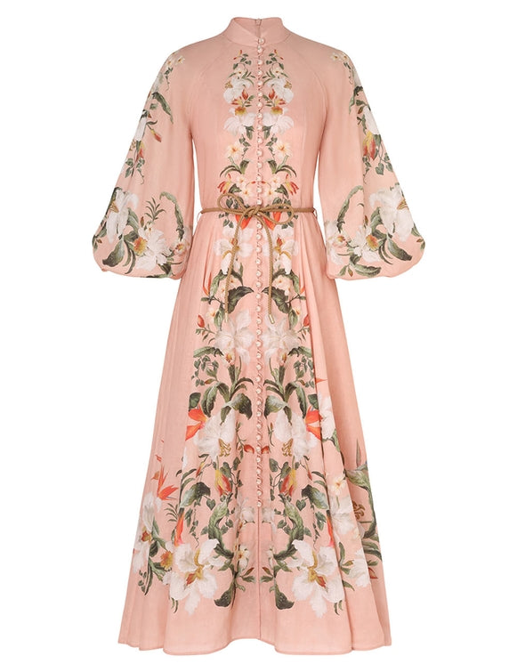 Lexi Billow Long Dress