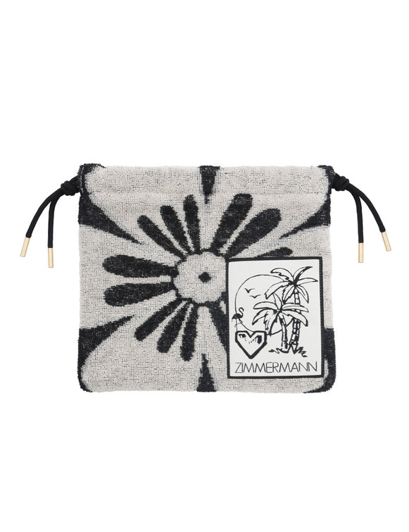 Towelling Drawstring Pouch