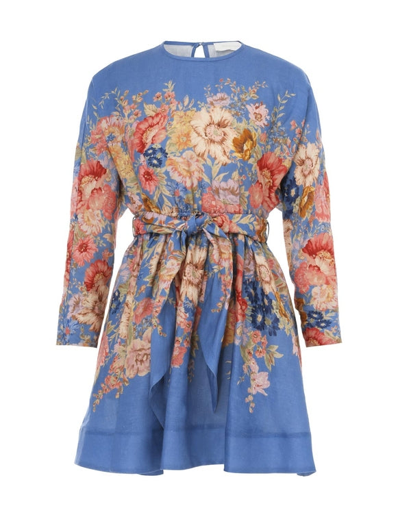 August Long Sleeve Mini Dress