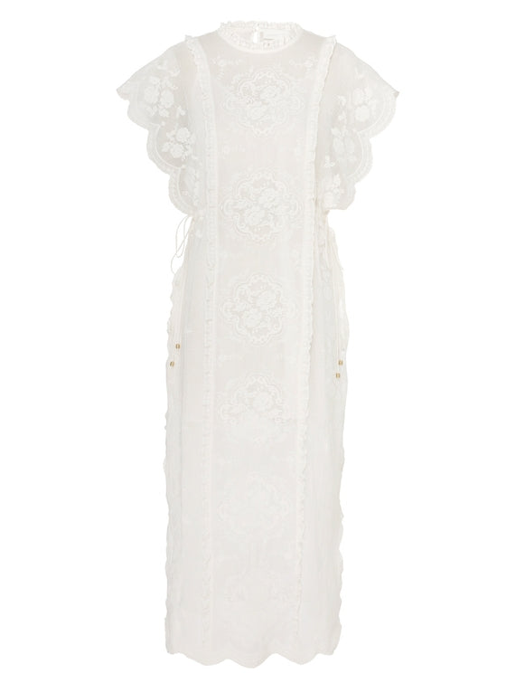 Alight Draw Waist Midi Dress