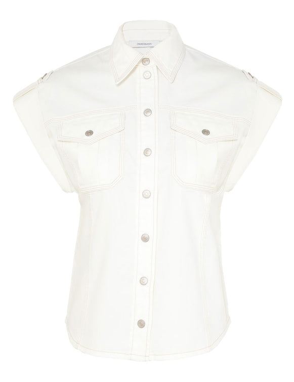 Junie Denim Utility Shirt