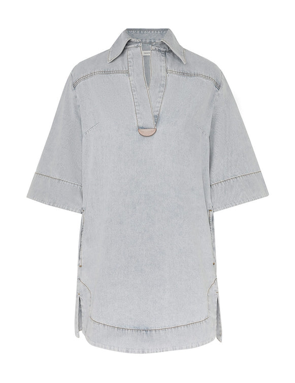 August Denim Tunic Dress