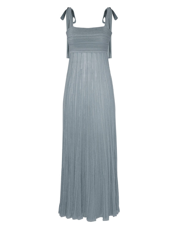 Waverly Metallic Tie Dress