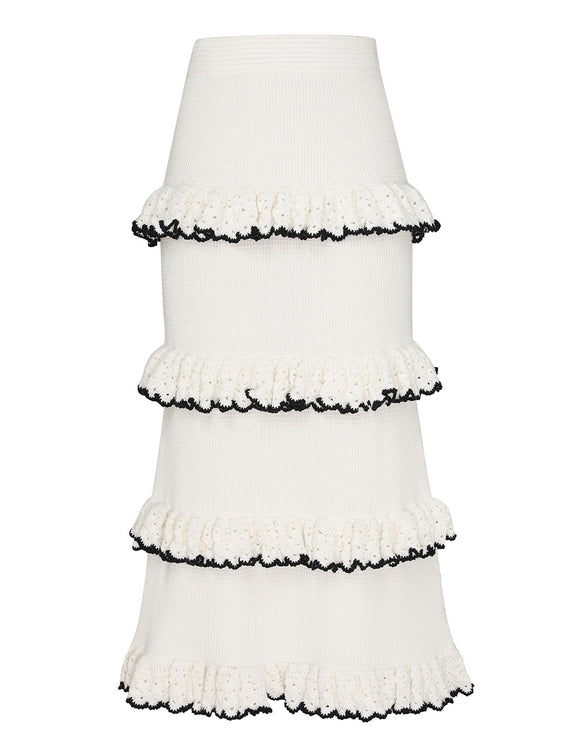 Halliday Scallop Frill Skirt