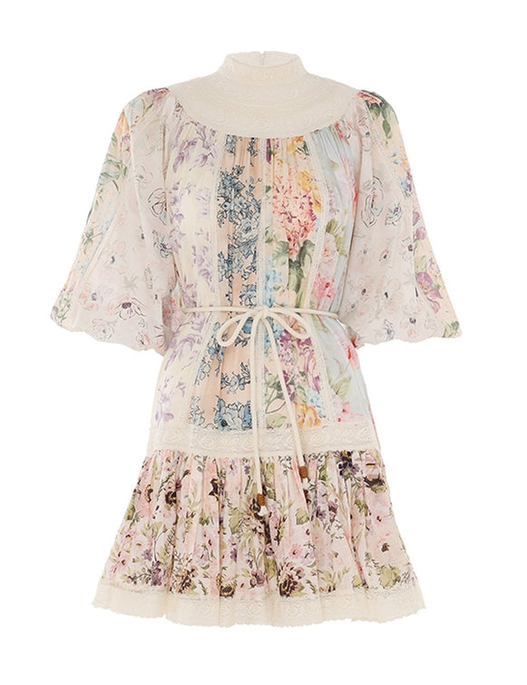 Halliday Yoke Mini Dress