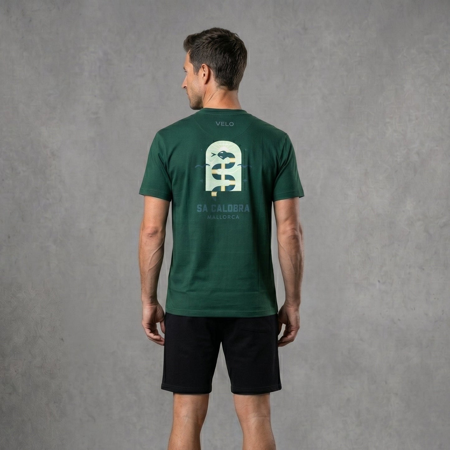 Groovy Mallorca Snake T-Shirt Evergreen