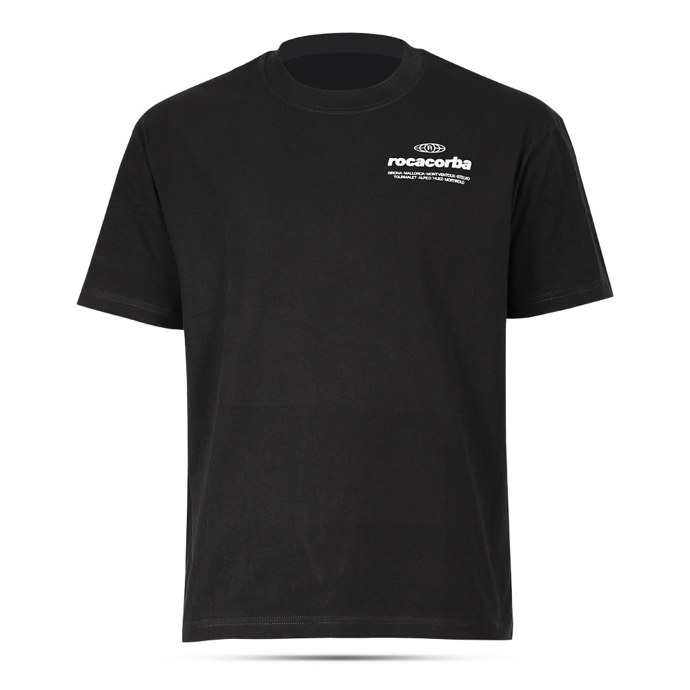 Rocacorba World Climbs T-Shirt Black