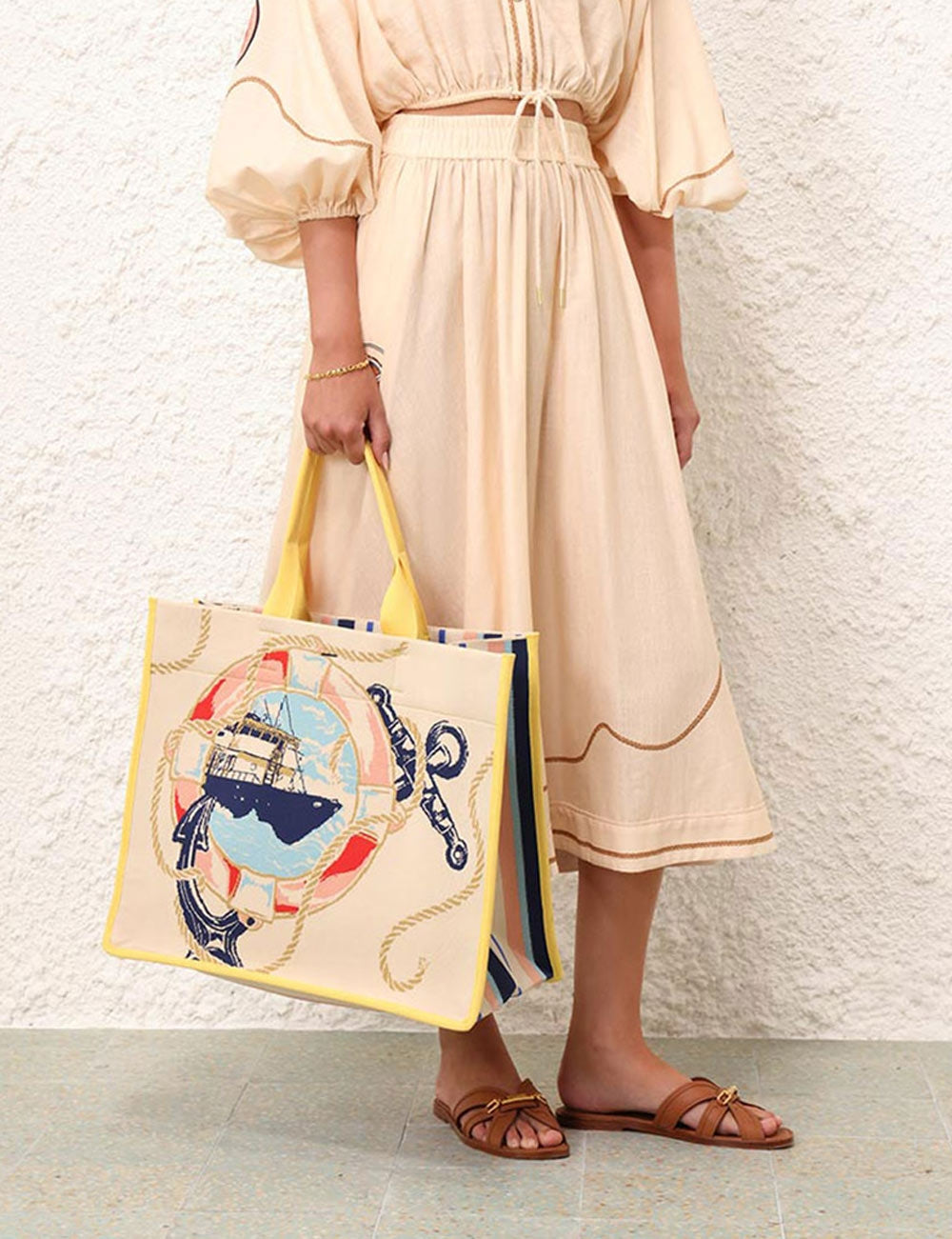 Large Jacquard Tote