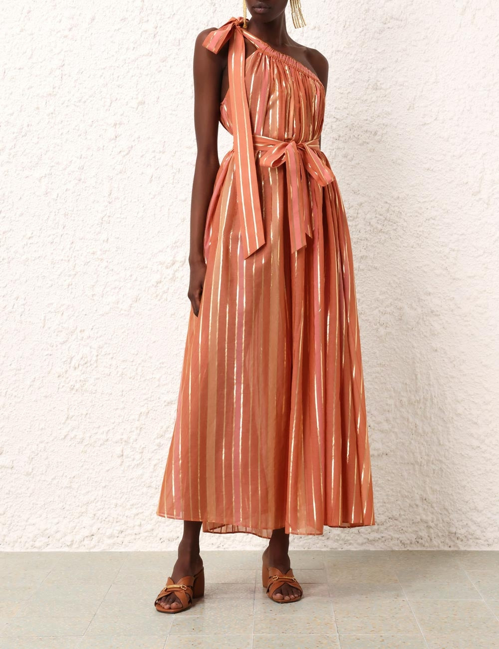 Junie Asymmetric Midi Dress