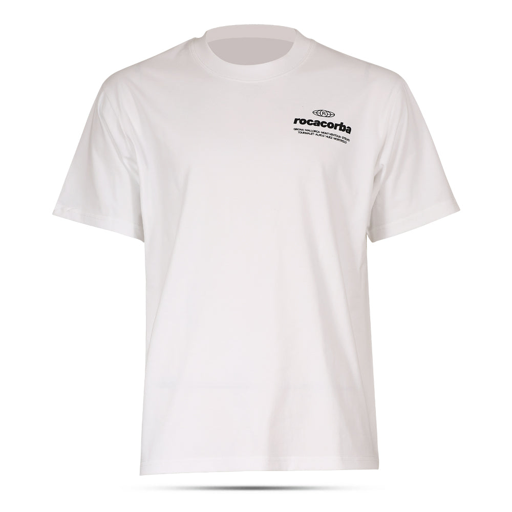 Rocacorba World Climbs T-Shirt White