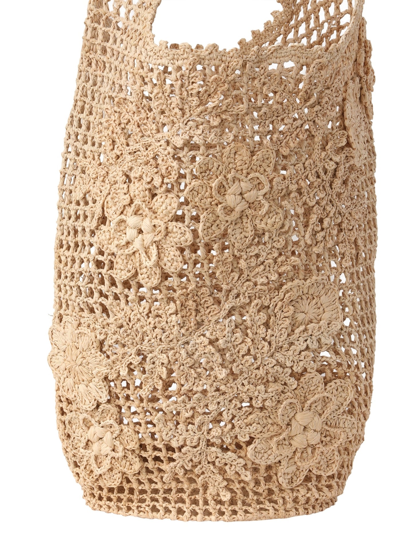 Floral Raffia Carry All