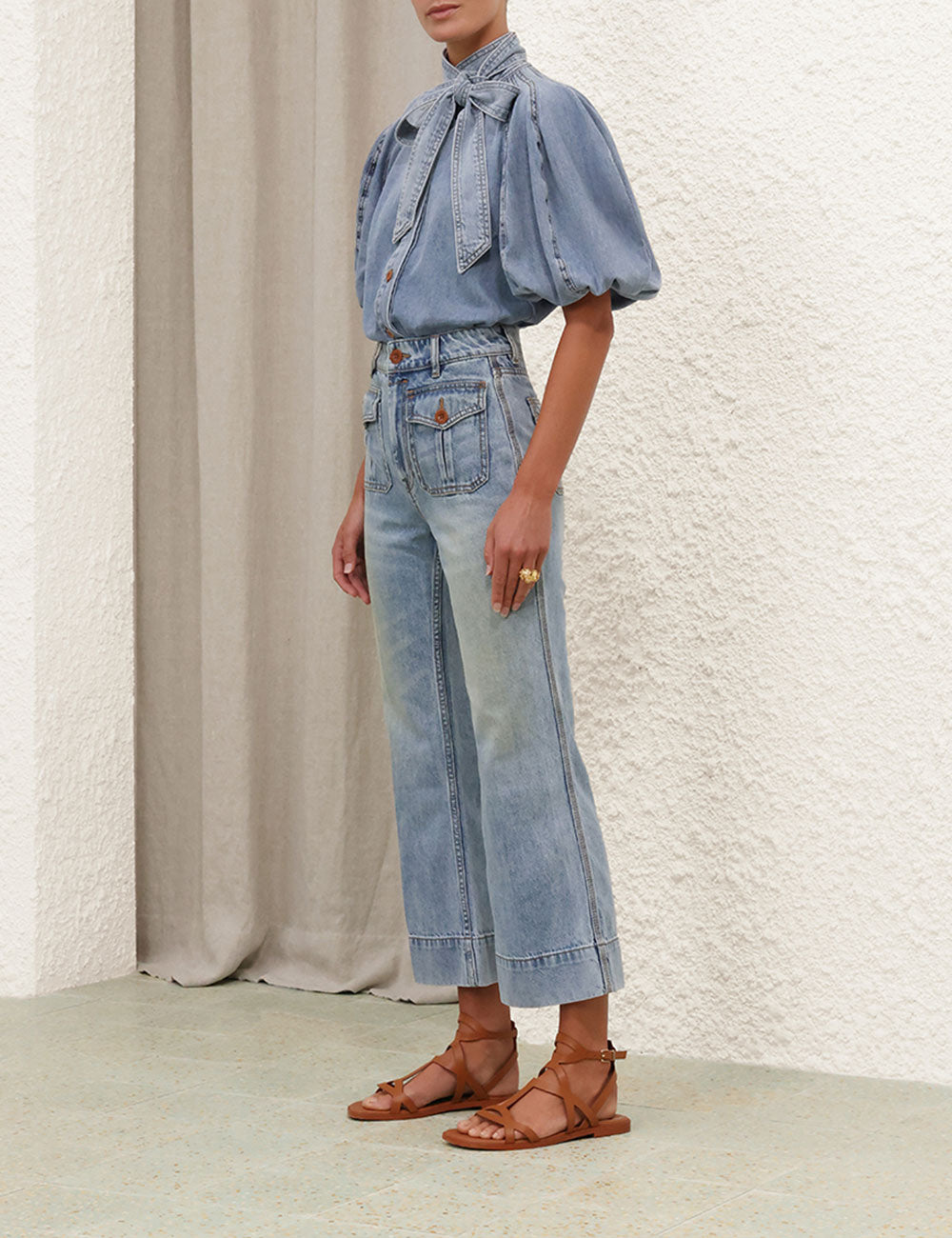 Lantern Sleeve Shirt