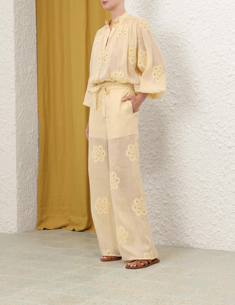 Acadian Embroidered Blouse