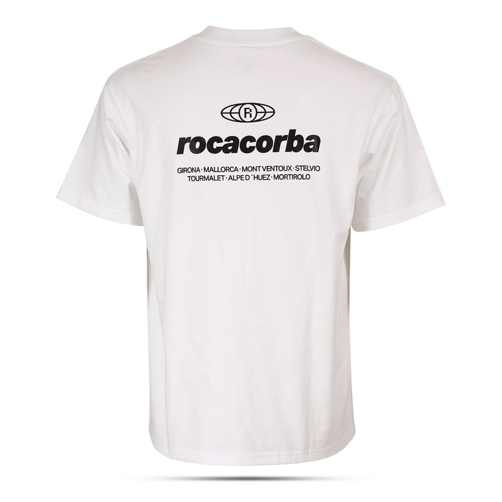Rocacorba World Climbs T-Shirt White