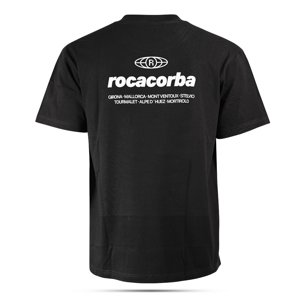 Rocacorba World Climbs T-Shirt Black