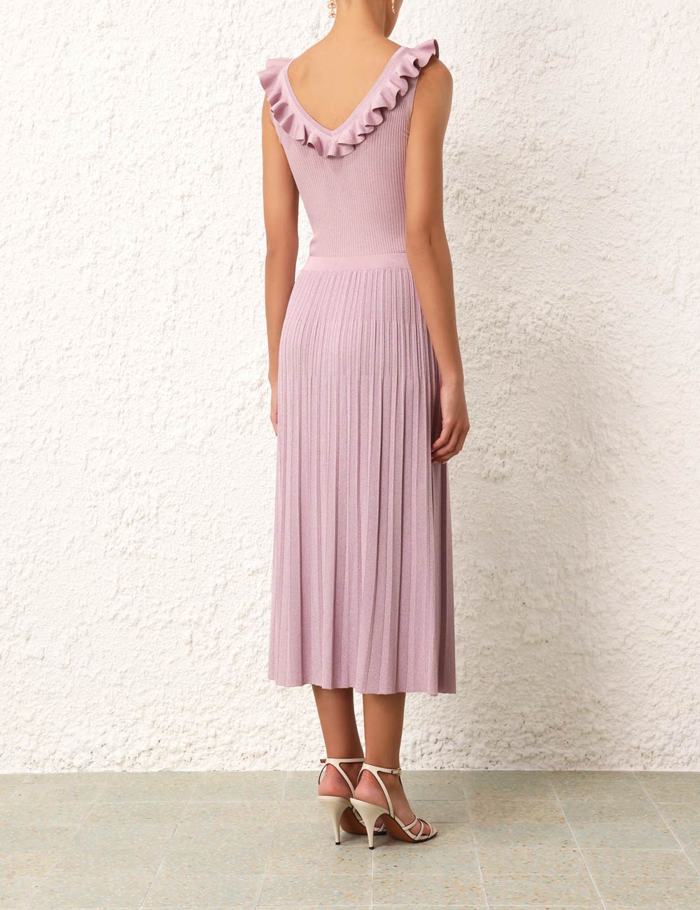 August Frill V-Neck Top