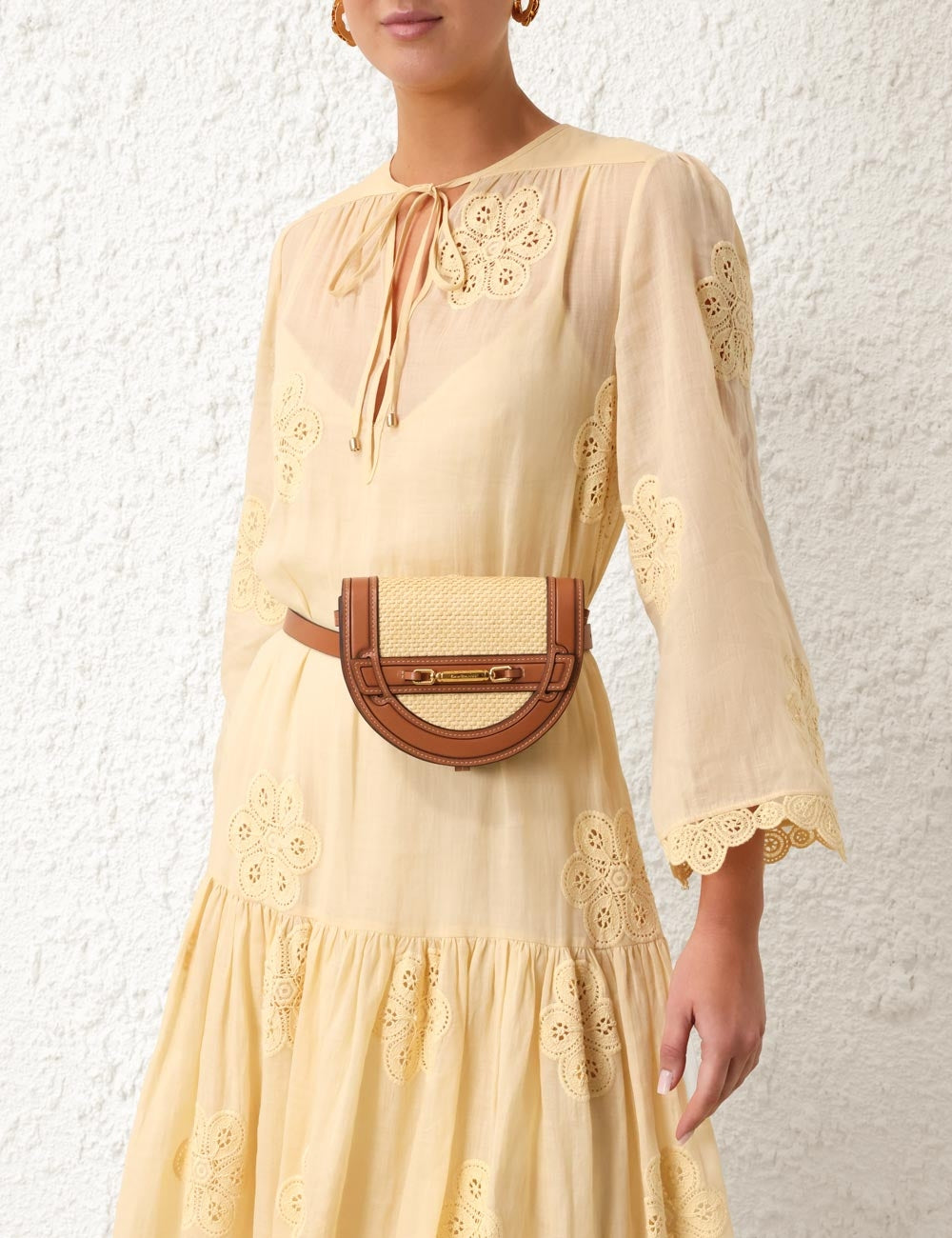 Raffia Convertible Mini Bag