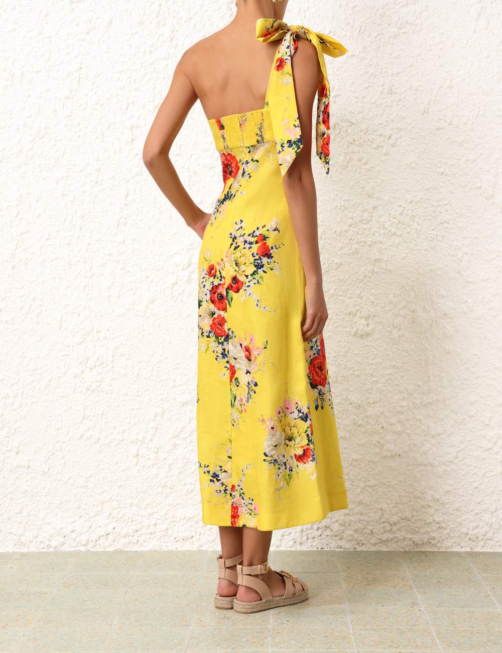 Alight Asymmetric Midi Dress