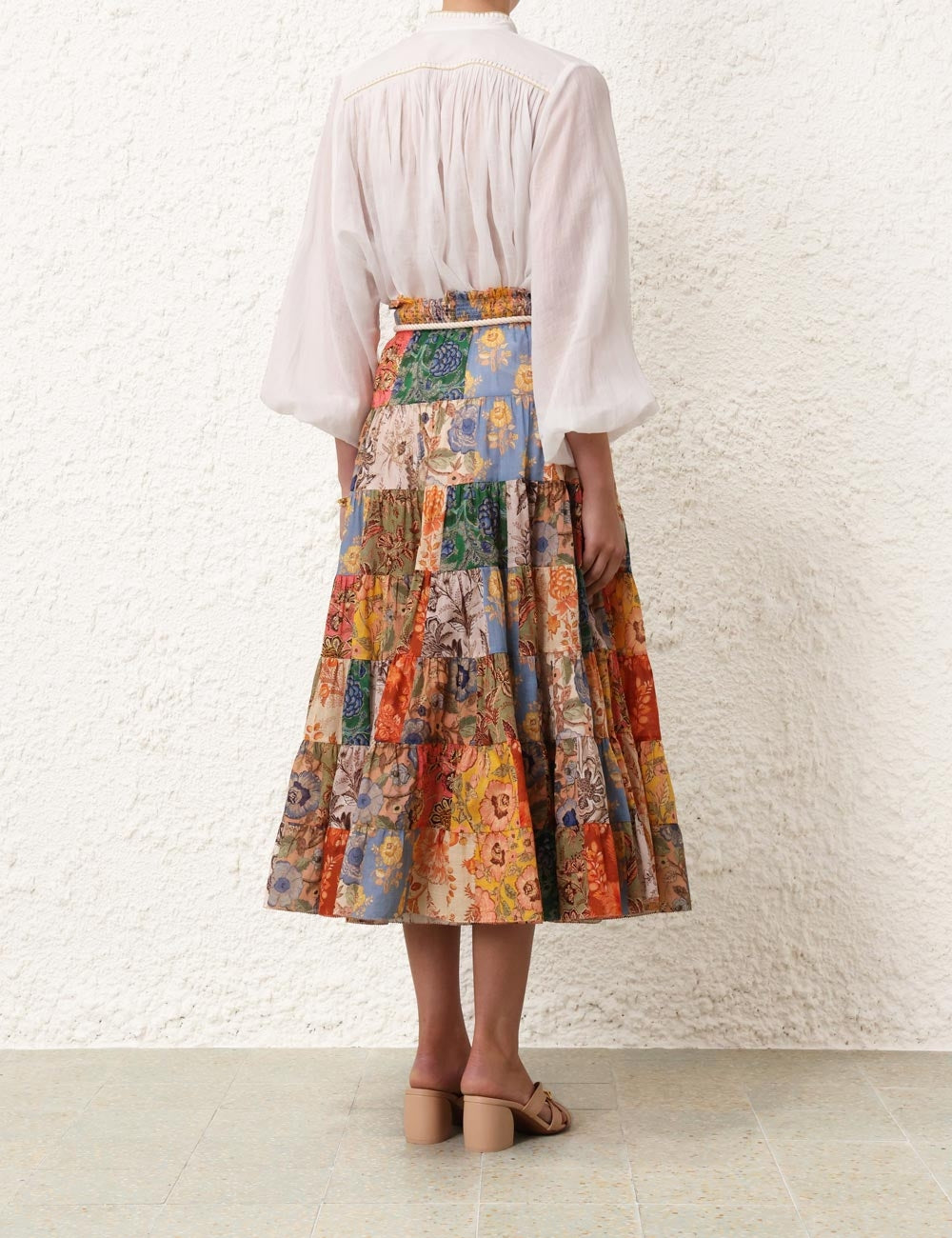 Junie Tiered Midi Skirt