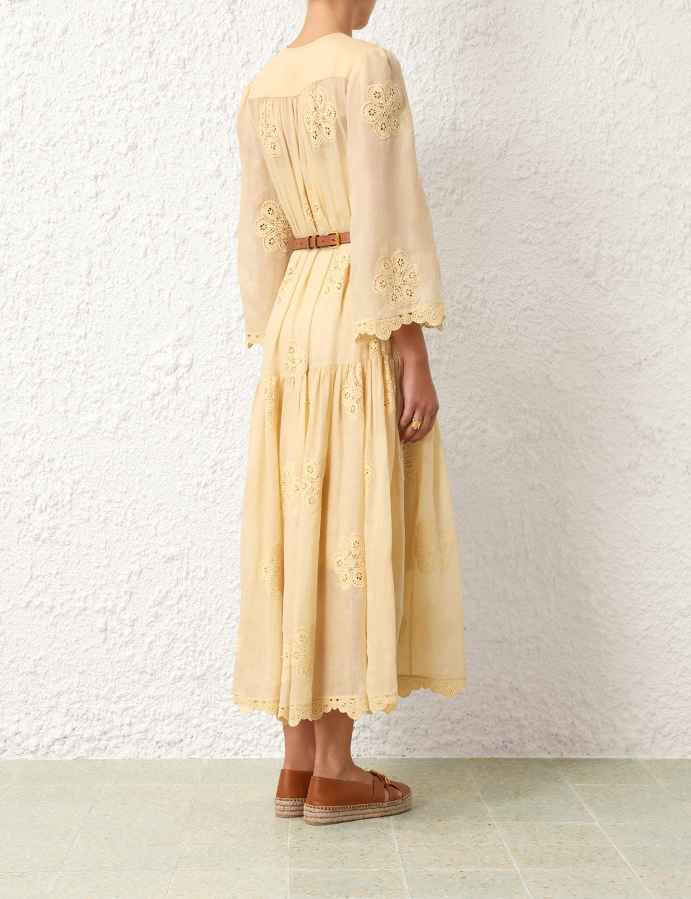 Acadian Embroidered Maxi Dress