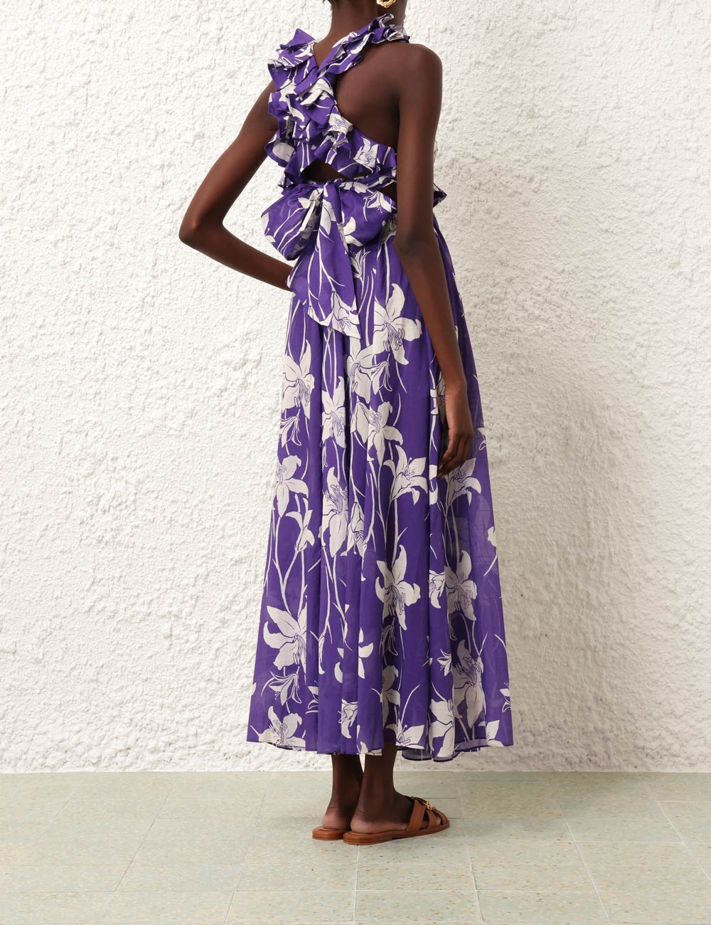 Acadian Ruffle Maxi Dress