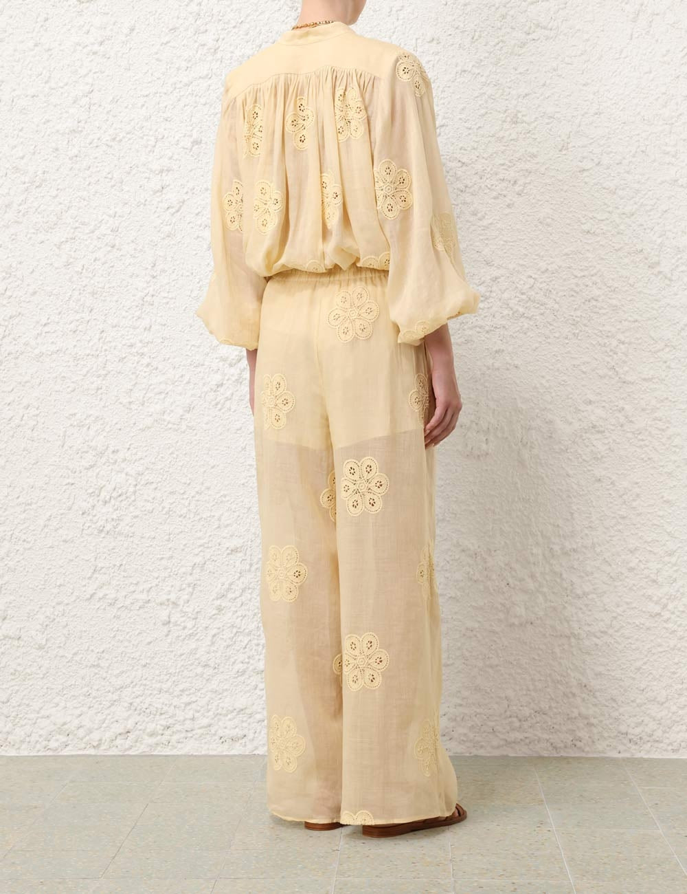 Acadian Embroidered Pant