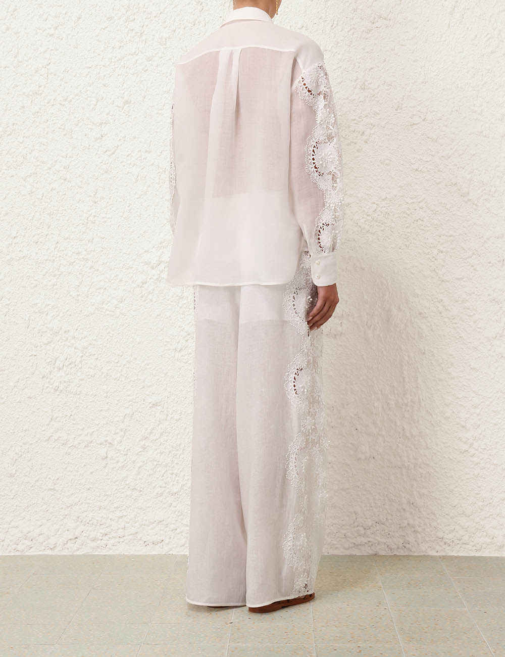 Halliday Lace Flower Shirt