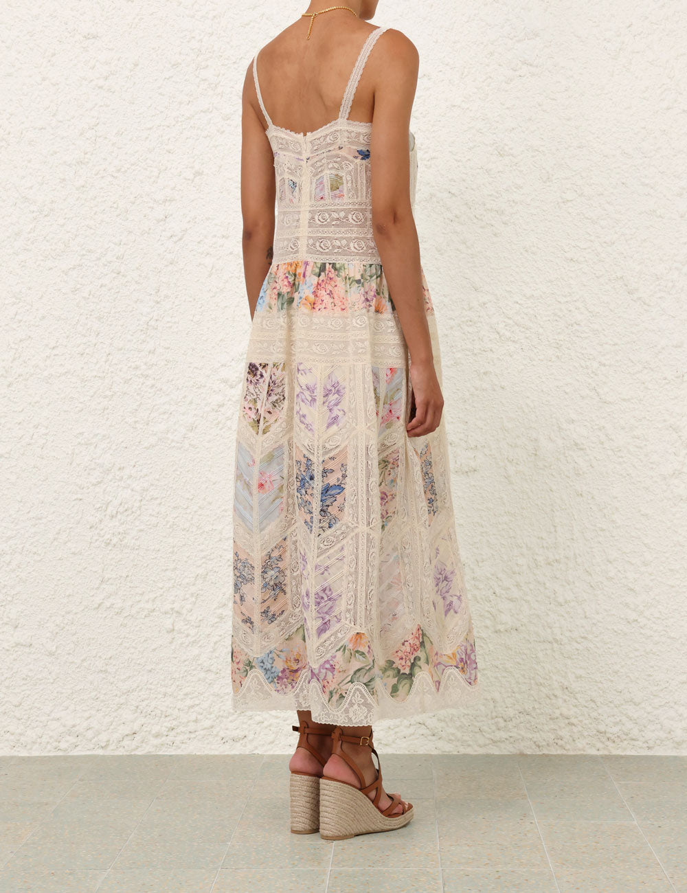 Halliday Lace Trim Slip Dress