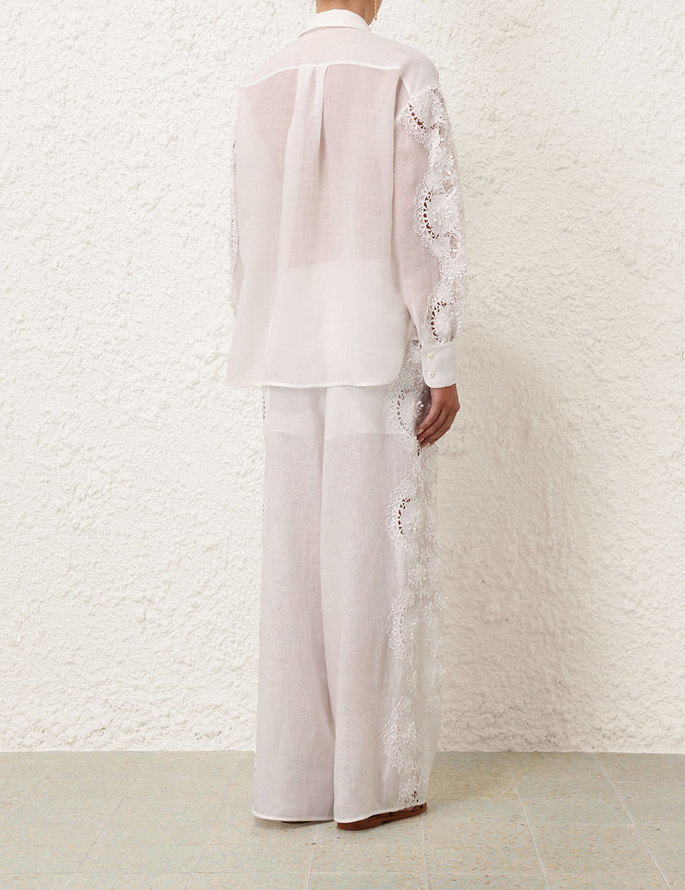 Halliday Lace Flower Pant