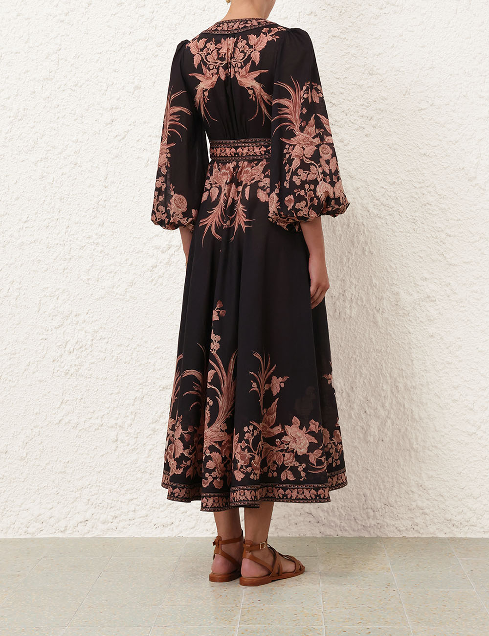 Waverly Wrap Midi Dress