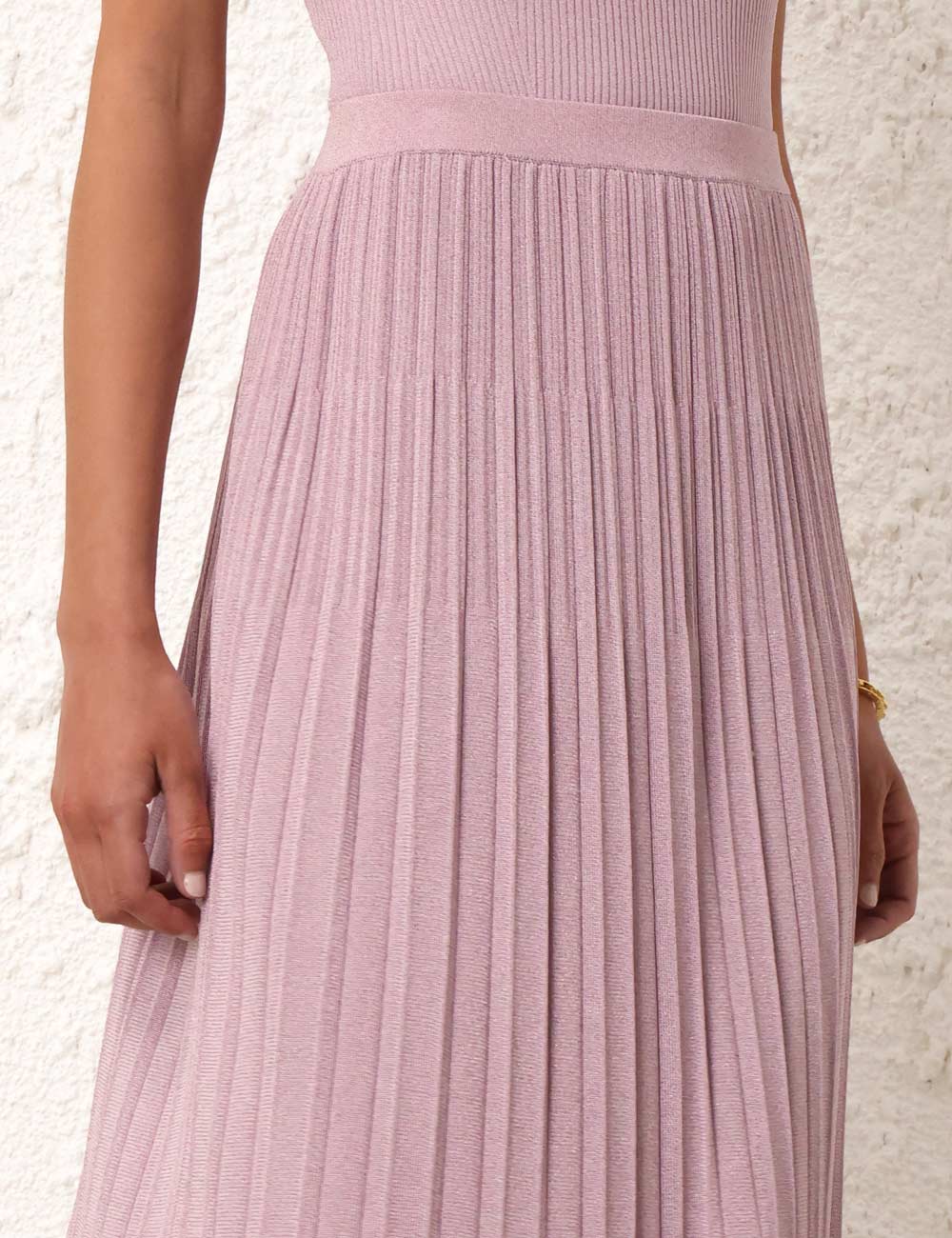August Rib Midi Skirt