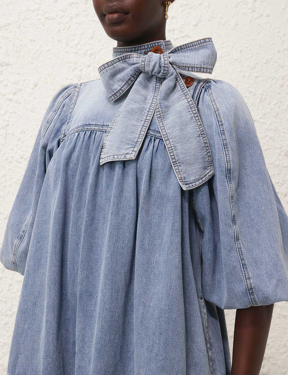 Denim Smock Dress