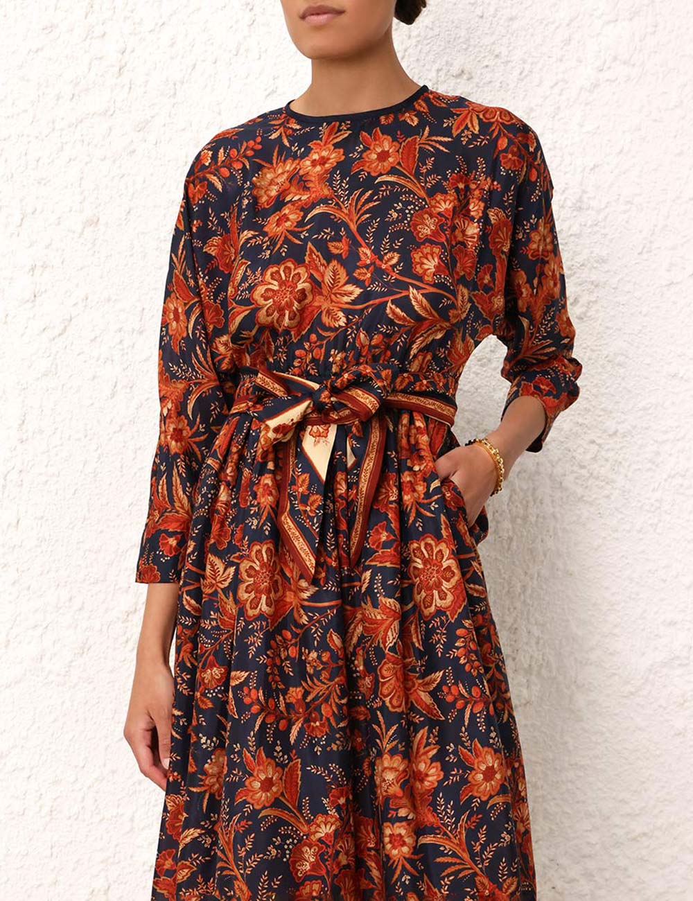 Junie Long Sleeve Midi Dress