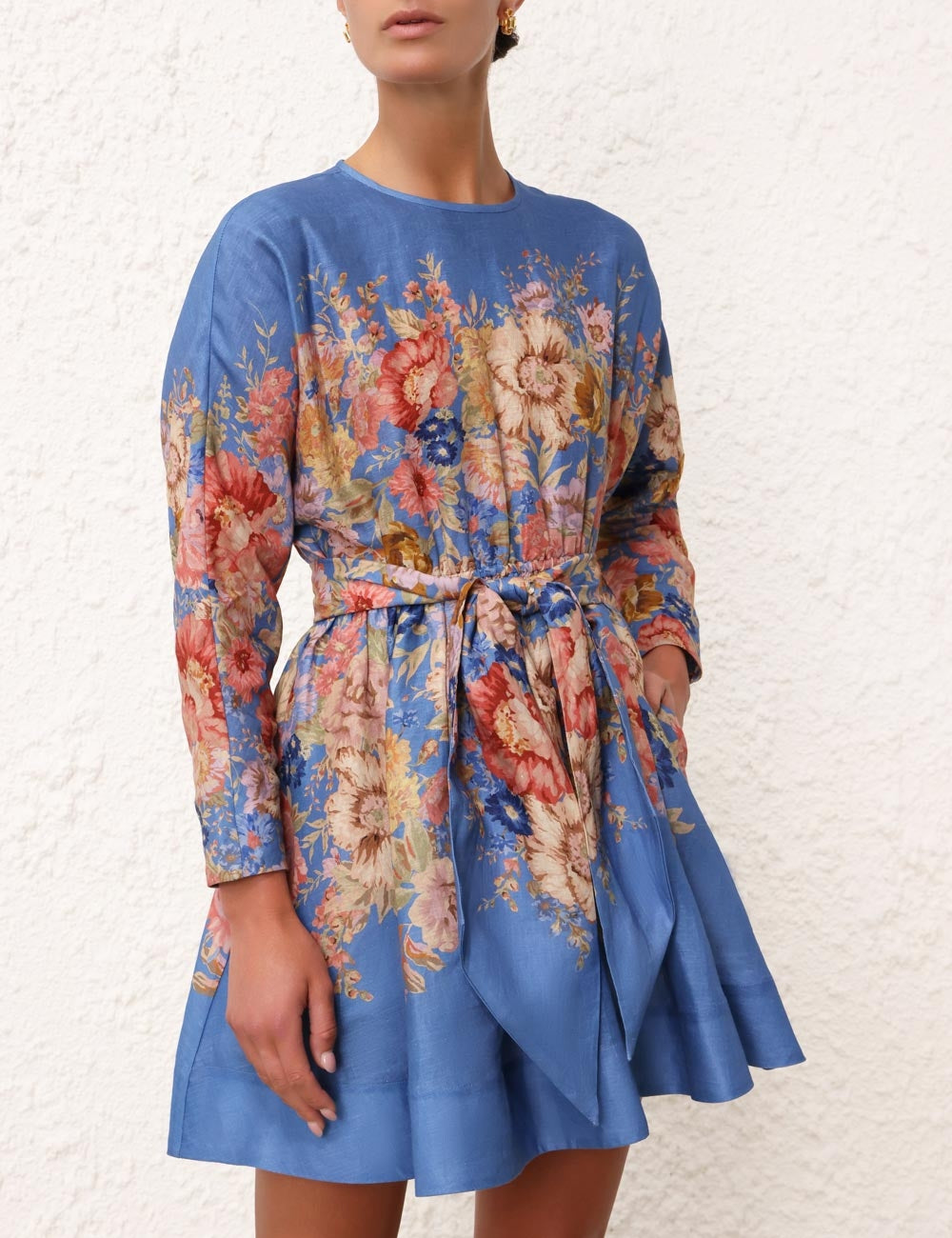 August Long Sleeve Mini Dress