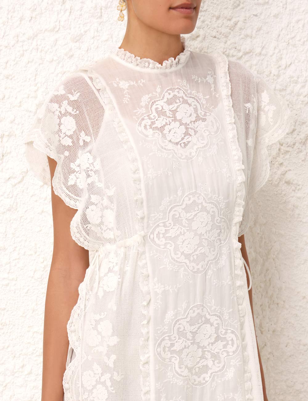 Alight Draw Waist Midi Dress