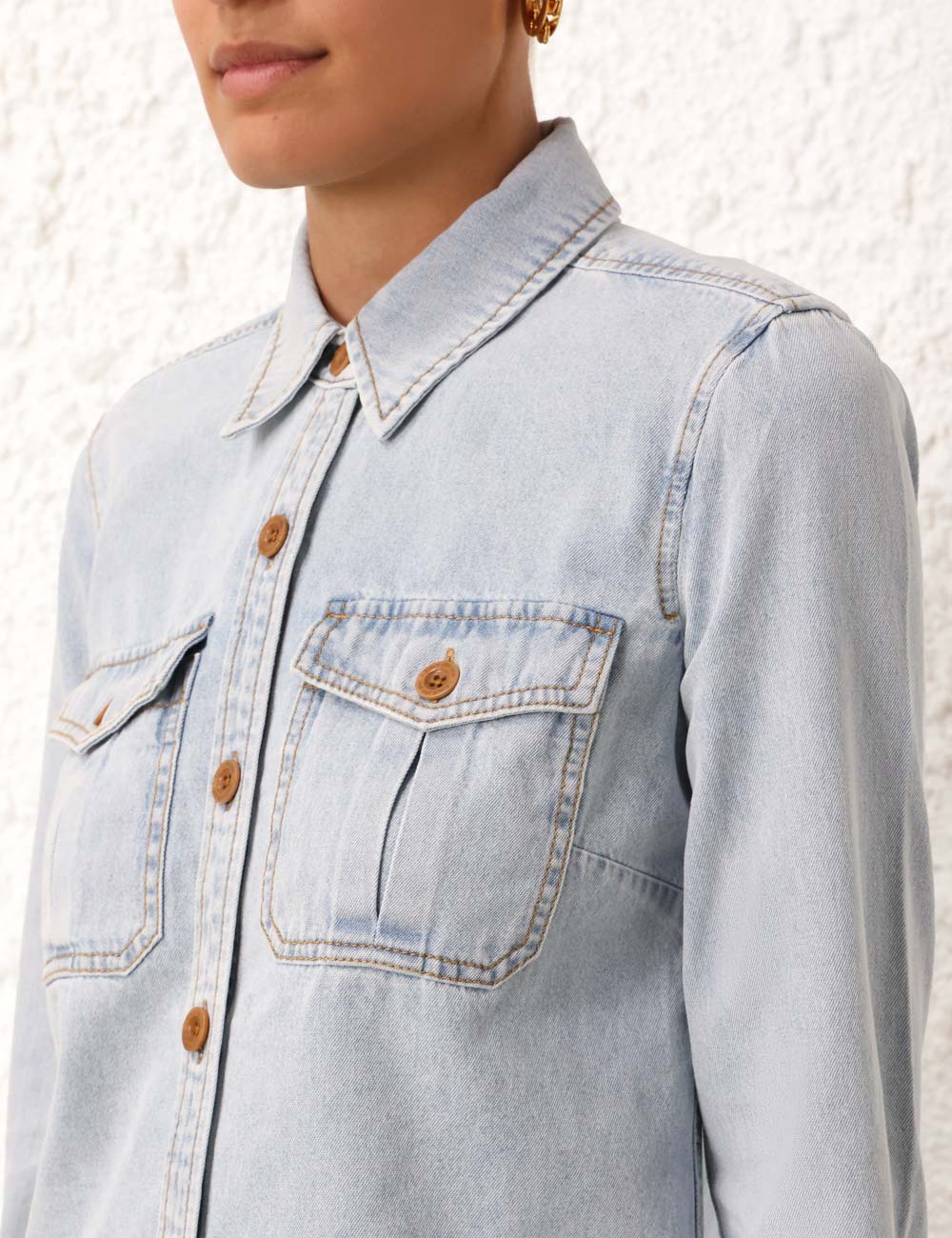 August Denim Body Shirt