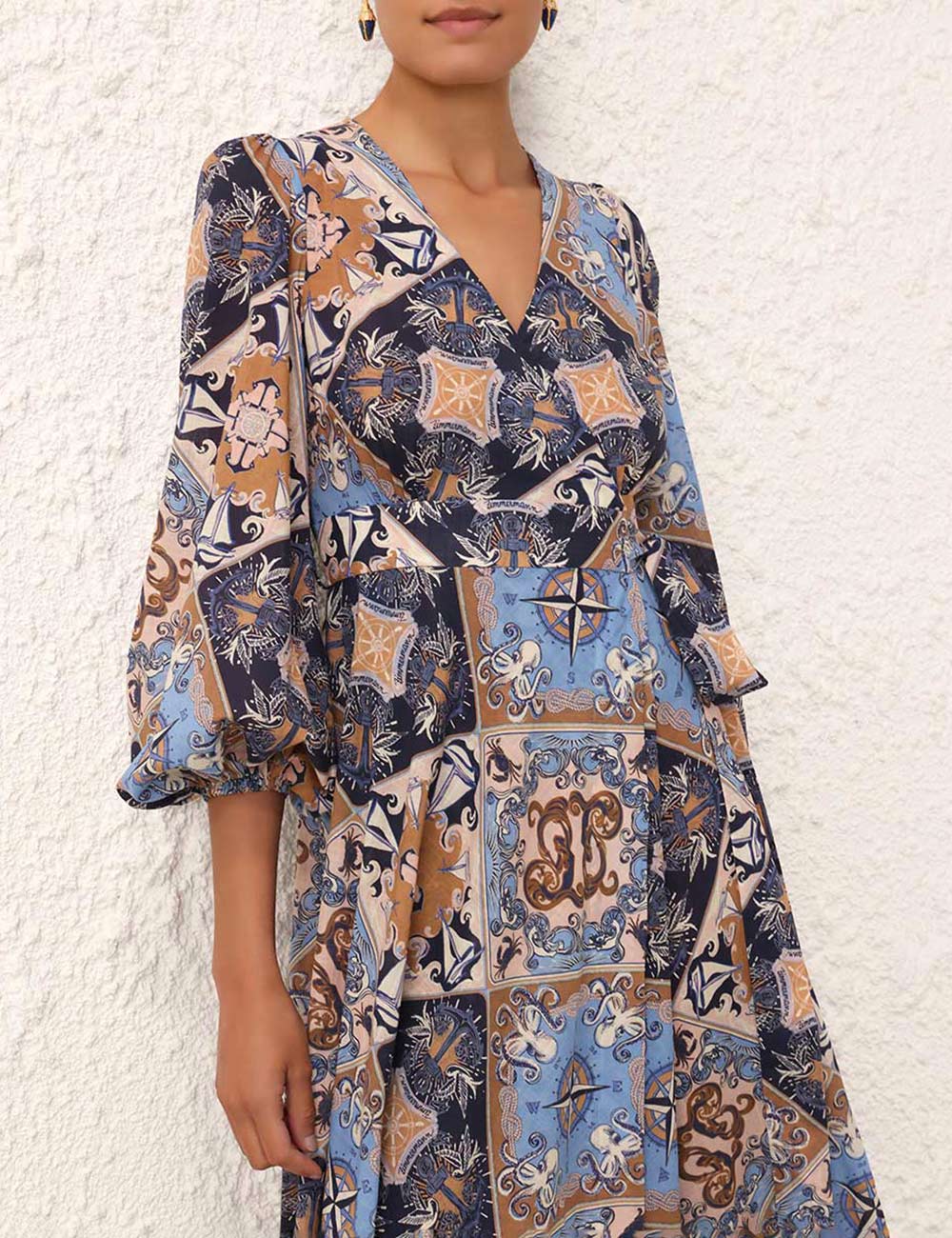 Alight Wrap Midi Dress