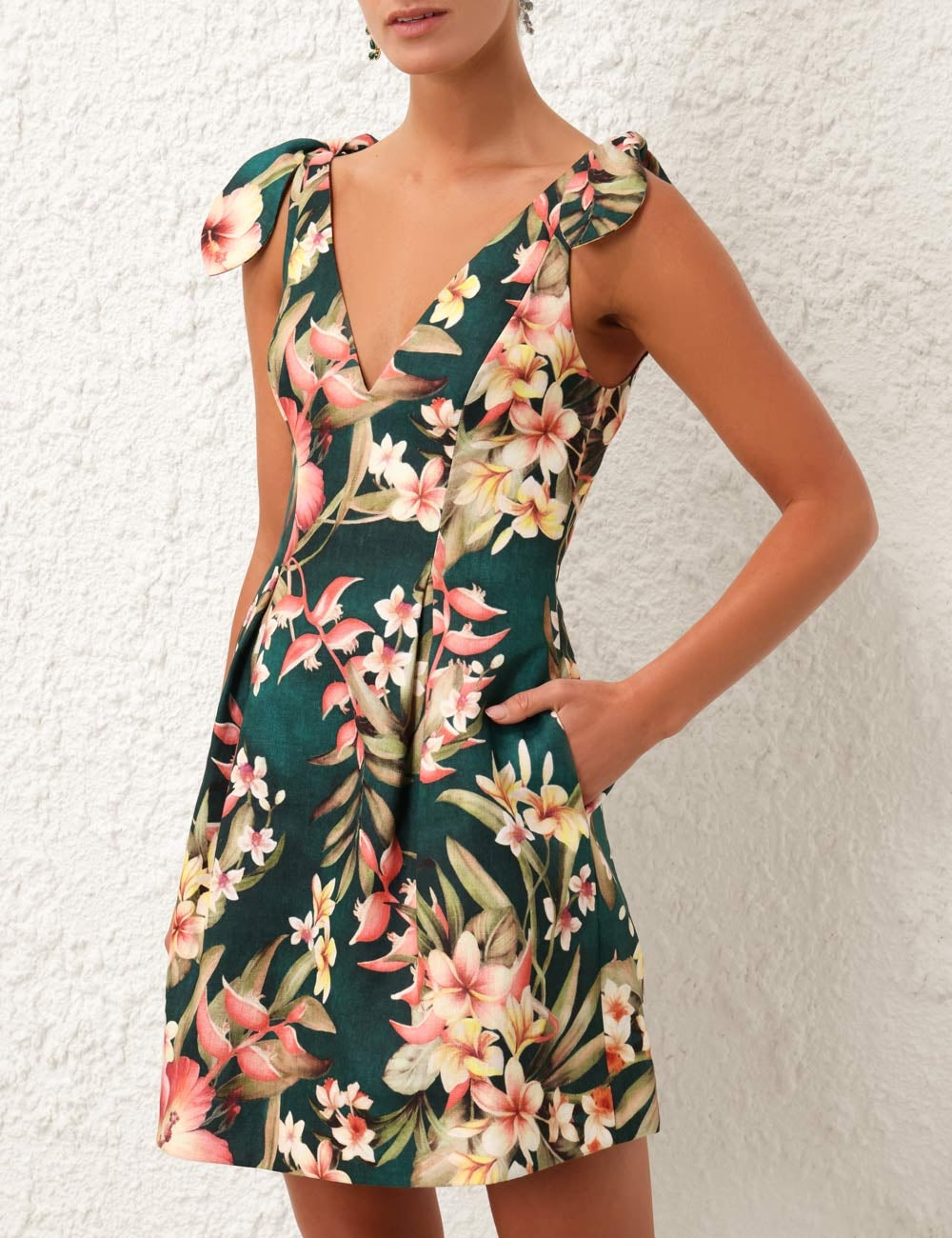 Lexi Tie Mini Dress