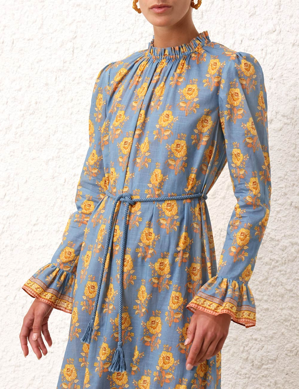 Junie Frill Midi Dress