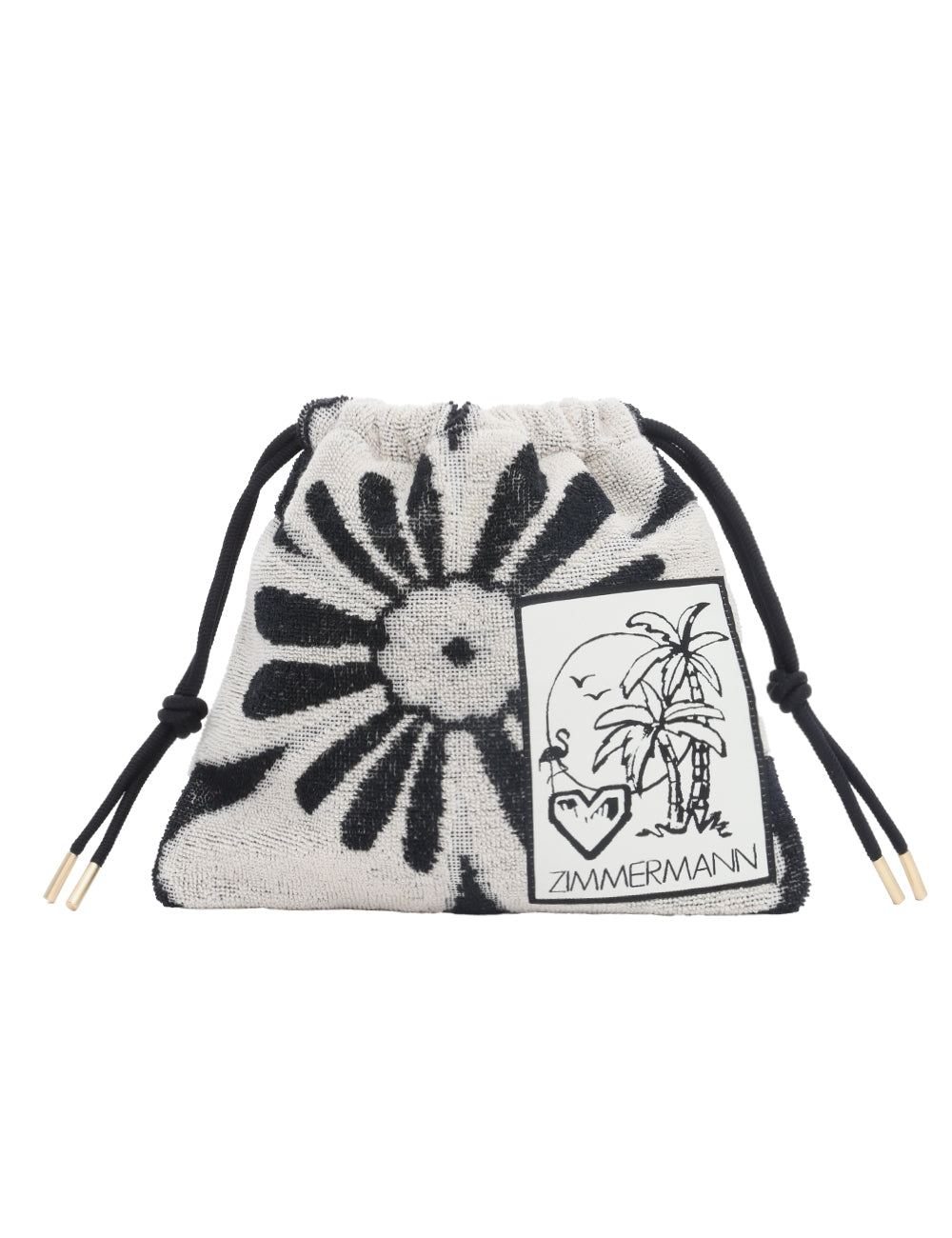 Towelling Drawstring Pouch