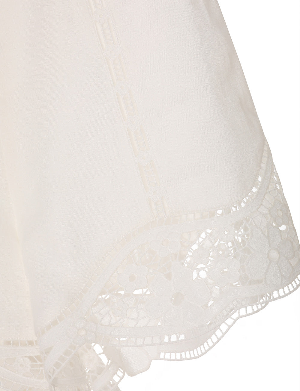 August Broderie Shorts
