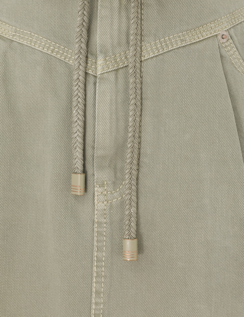 August Denim Utility Skirt
