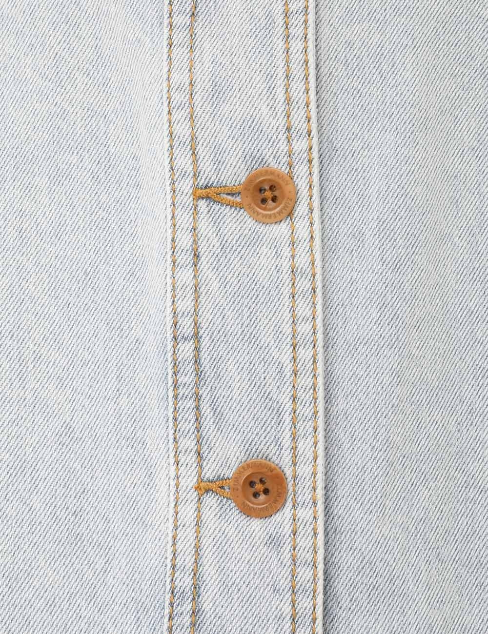 August A Line Denim Skirt