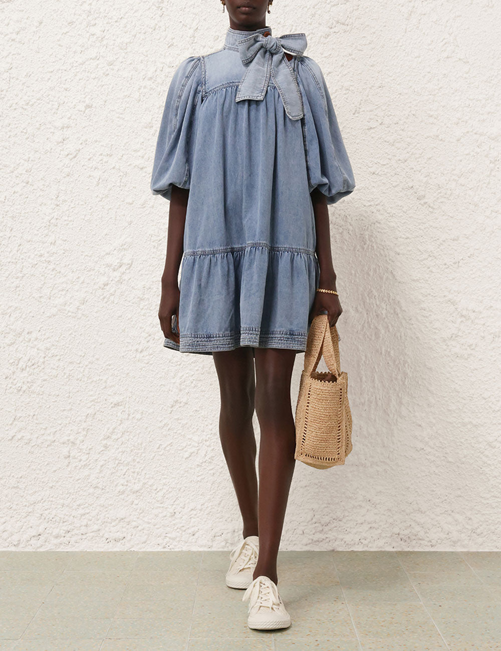 Denim Smock Dress