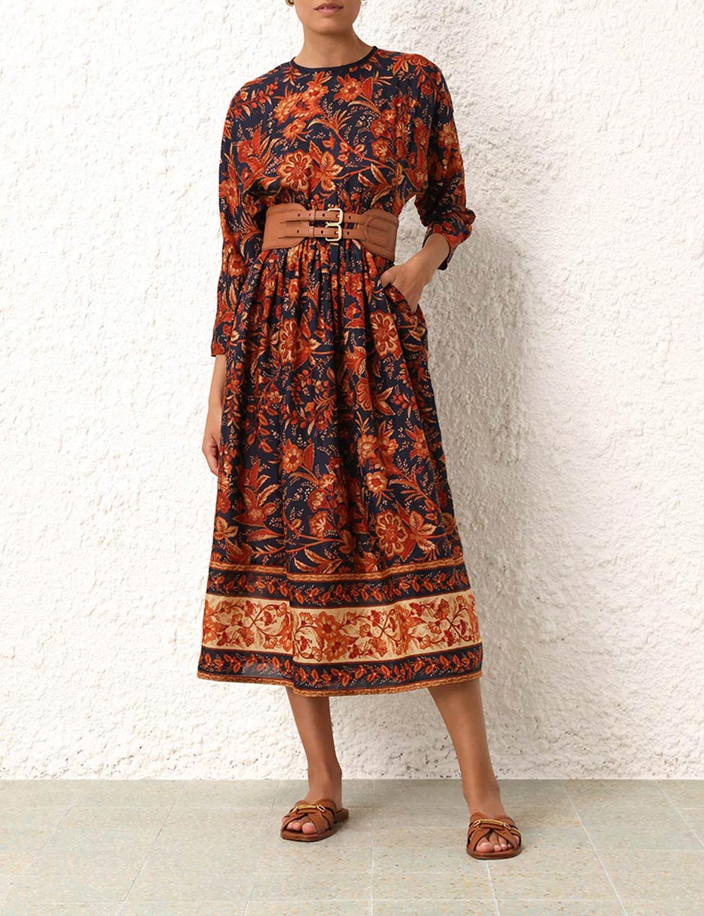 Junie Long Sleeve Midi Dress
