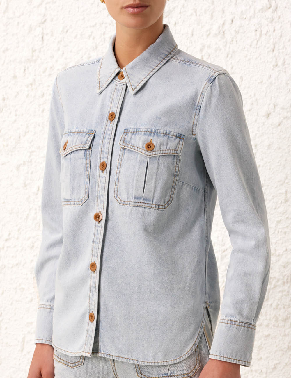 August Denim Body Shirt