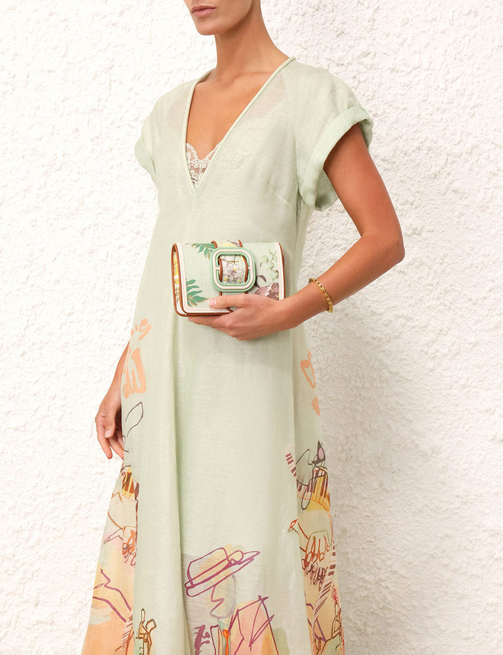 Printed Small Cross Body Bag