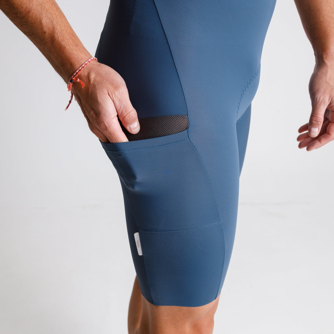 Essential Cargo Bib Shorts 3.0 Indigo Unisex