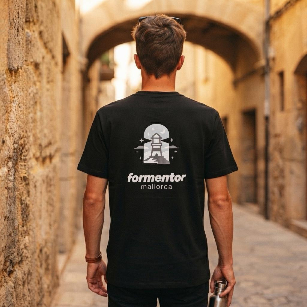Mallorca Lighthouse Blackout T-Shirt